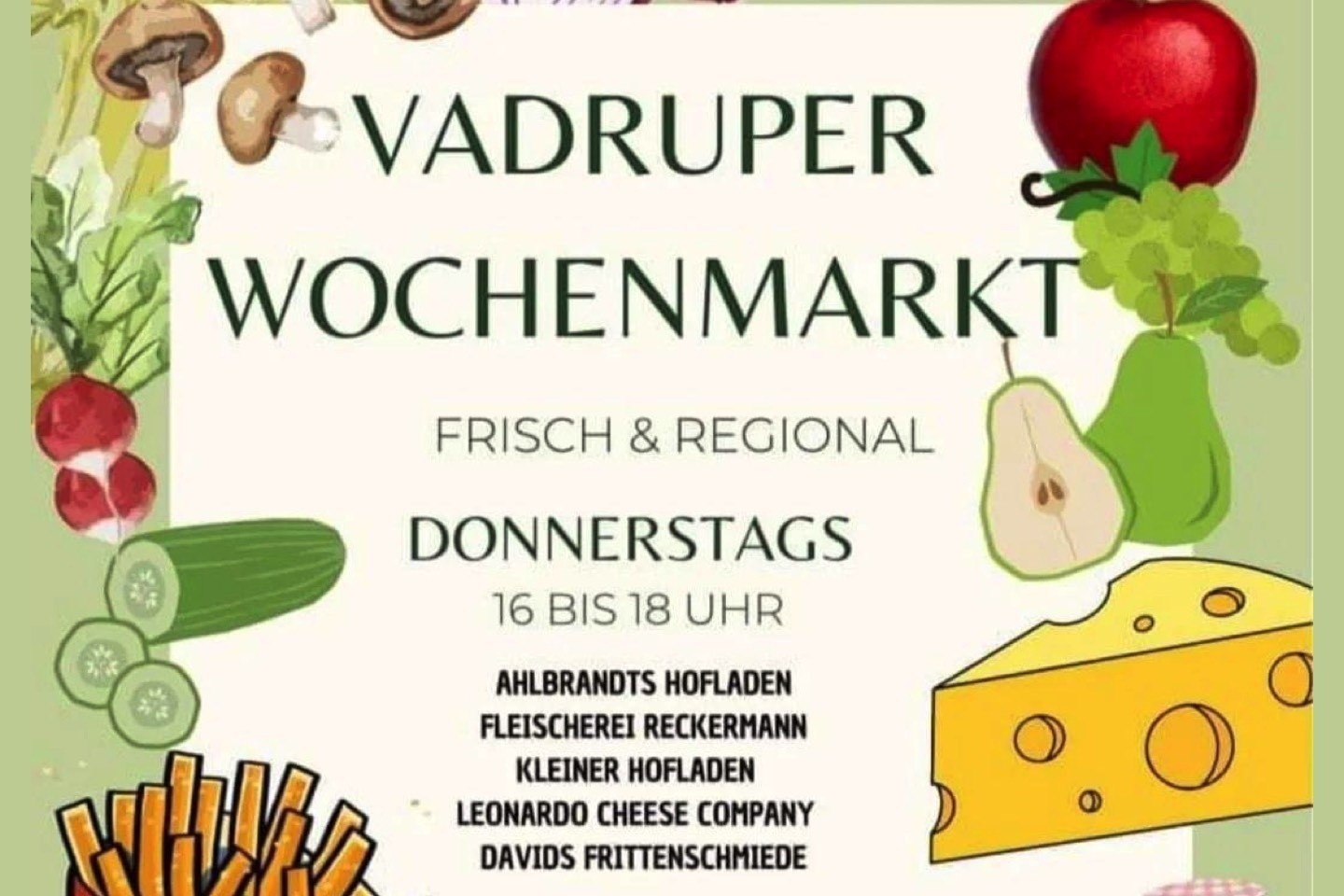 Vadruper Wochenmarkt,Wochenmarkt,Westbevern,Brinker Platz,Landfleischerei Reckermann,