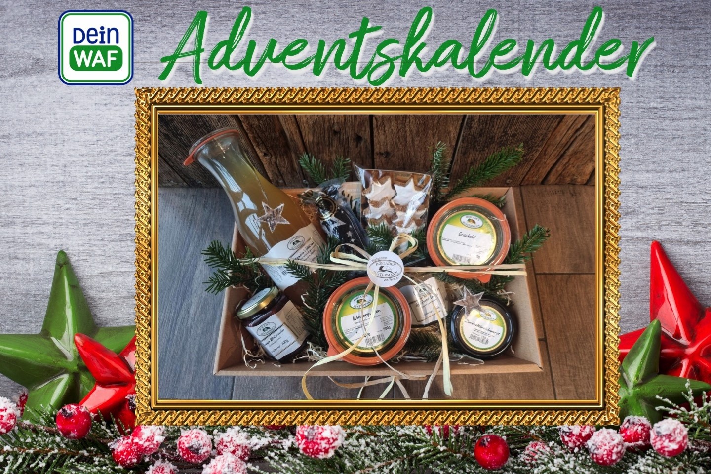 Adventskalender,Everswinkel,Gewinnspiel,Hofladen Austermann,Präsentkorb,Sassenberg,Warendorf,