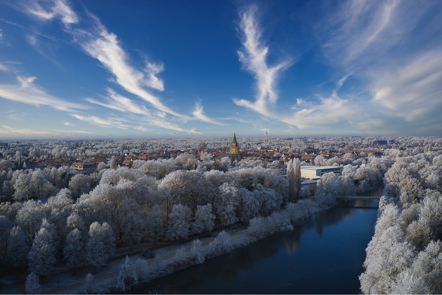 Warendorf,kalt,schnee,Winter,