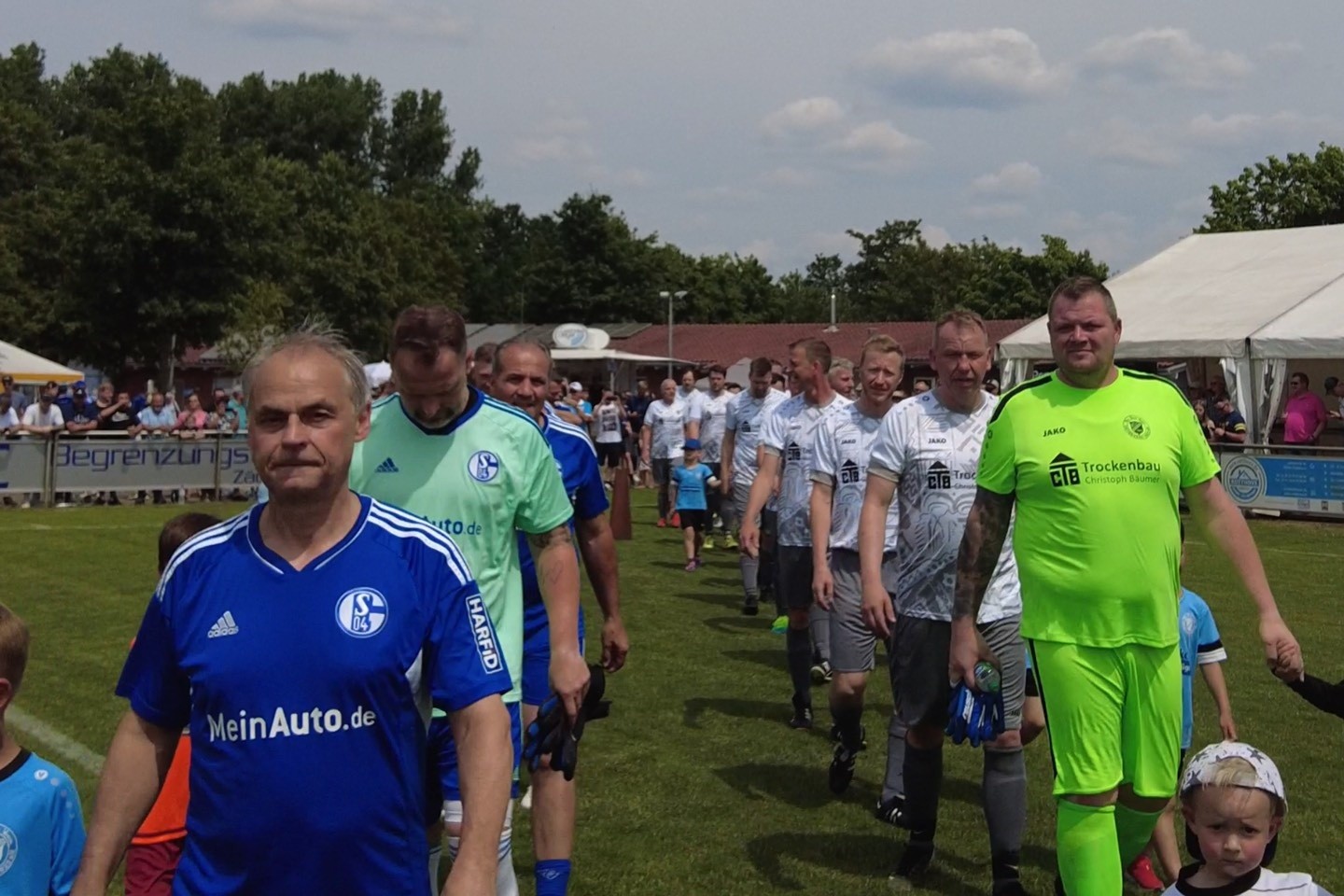 BSV Ostbevern,Beverstadion,Einmarsch,Schalke 04 Traditionself,100 Jahre Jubiläum,