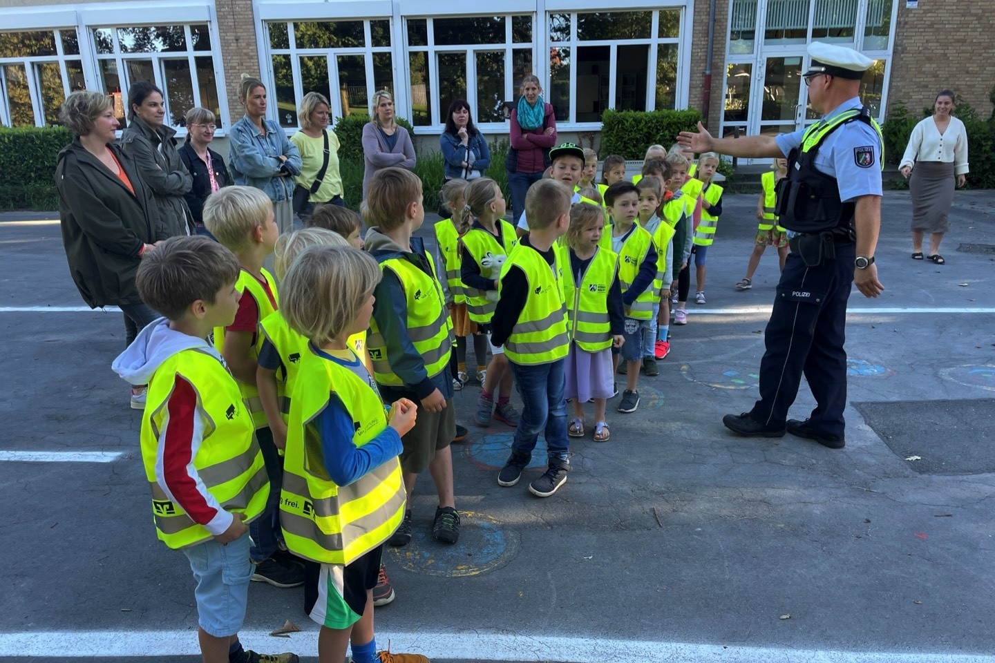 Bodelschwinghschule,I-Männchen,Warnwesten,Schulweg,