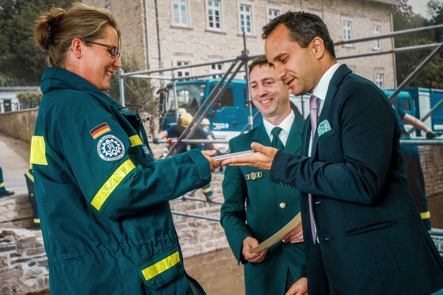 THW,Warendorf,Ortsgruppe,Staatssekretär,Mahmut Özdemir,Bundesfluthilfemedaille,