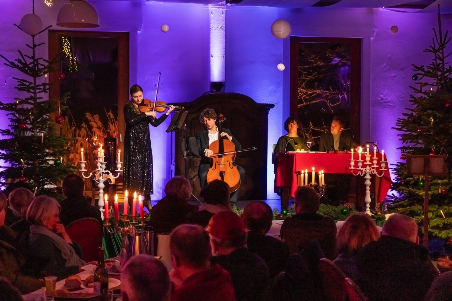 Weihnachtliches Picknickkonzert,Annensaal,Schloss Harkotten,Die Rombergs,Westfälische Musikerfamilie,