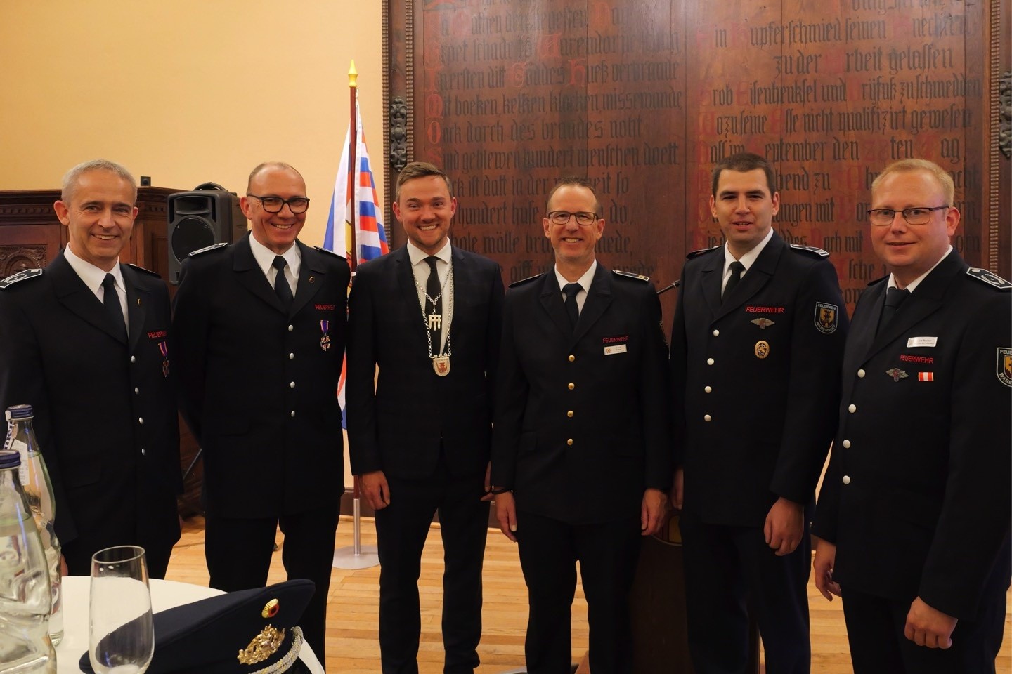 FeuerwehrleitungFreiwillige Feuerwehr Warendorf,Peter Horstmann,Christoph Amsbeck, Olaf Schröder,Frank Wölken,