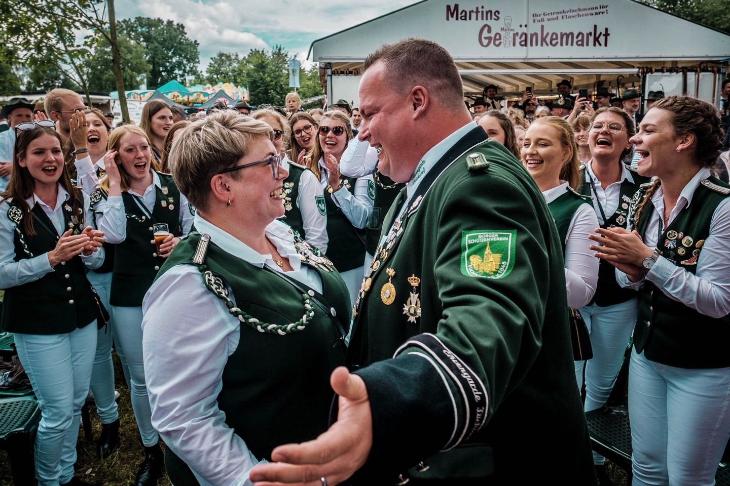 Sascha Kemner,Füchtorf,Bürgerschützenverein Füchtorf,Sassenberg,Schützenfest,Schützenkönig,