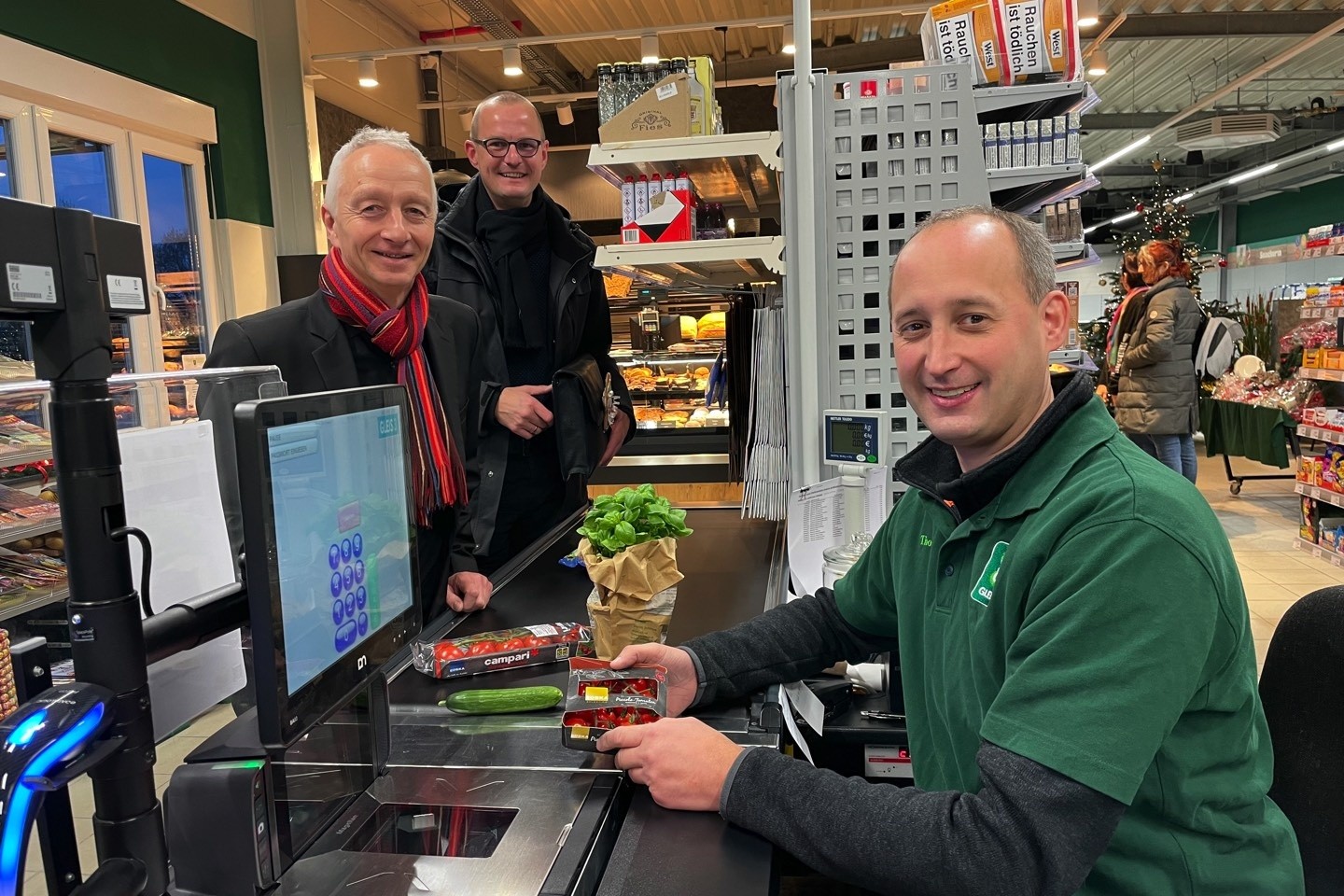 Gleis 3 Supermarkt,Henner Riesenbeck,WestbevernBürgermeister,Wolfgang Pieper,Stadt Telgte,