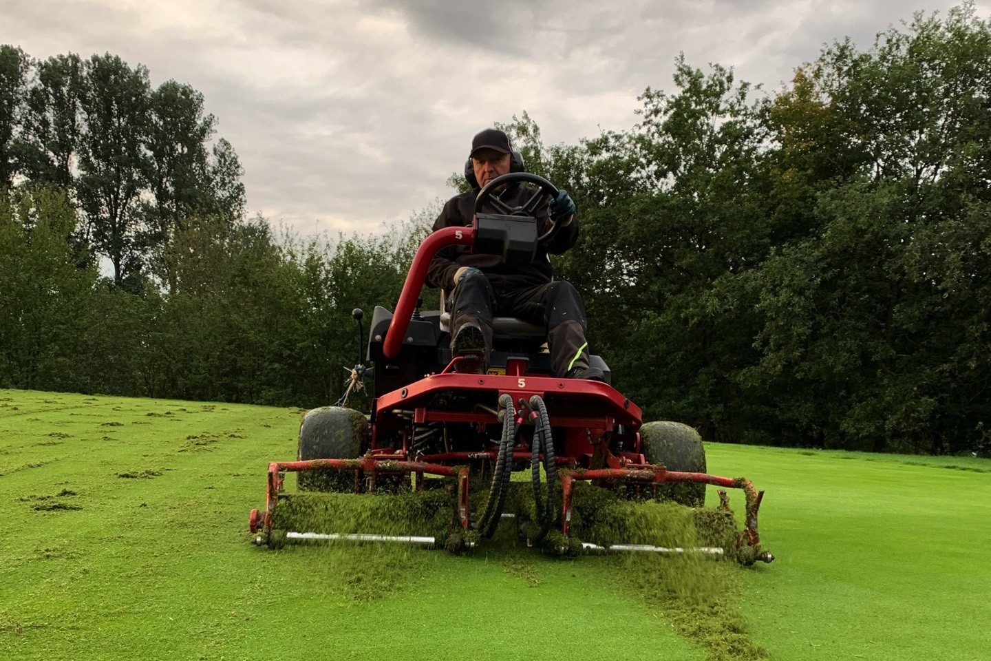 Einsatz,Golfclub Peckeloh,Greenkeeper,spielen,Winter,Wintergolf,