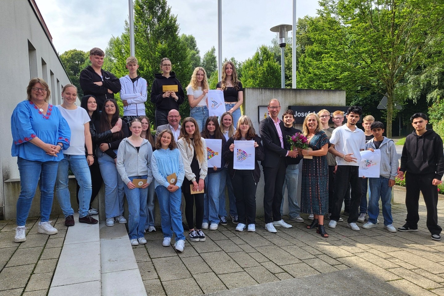 Josef-Annegarn-Schule,Ostbevern,Andreas Wienker,Sparkasse Münsterland Ost,Bürgermeister,Karl Piochowiak,