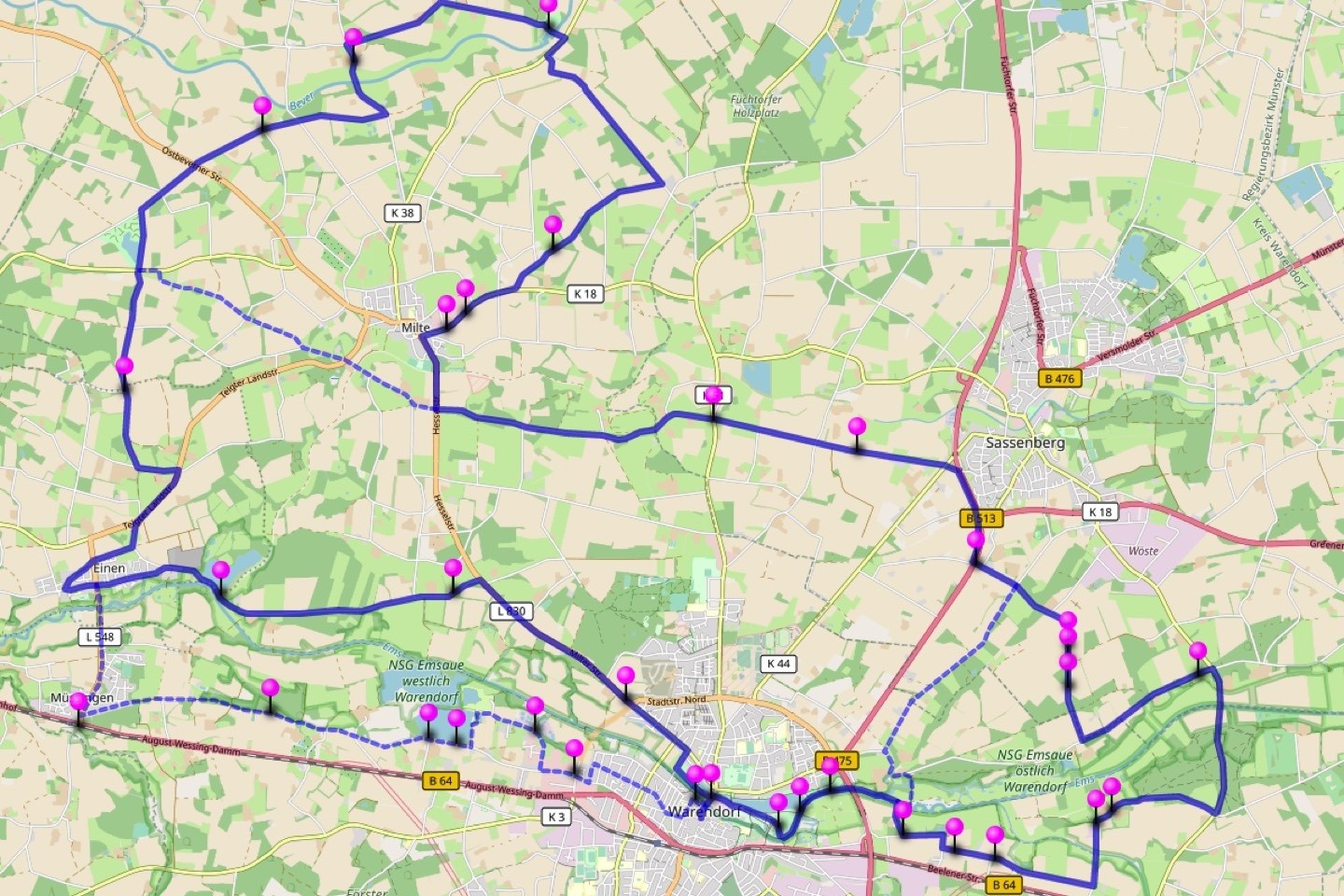 Klimatour,Warendorf,Stadt Warendorf,Radtour,