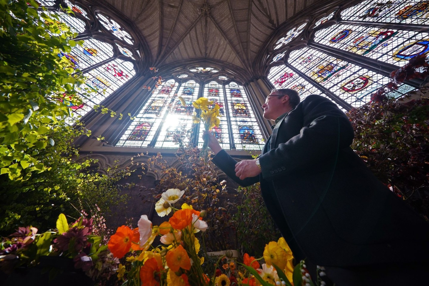 Florist Shane Connolly wird die Blumen für die Krönungszeremonie in der Westminster Abbey arrangieren.