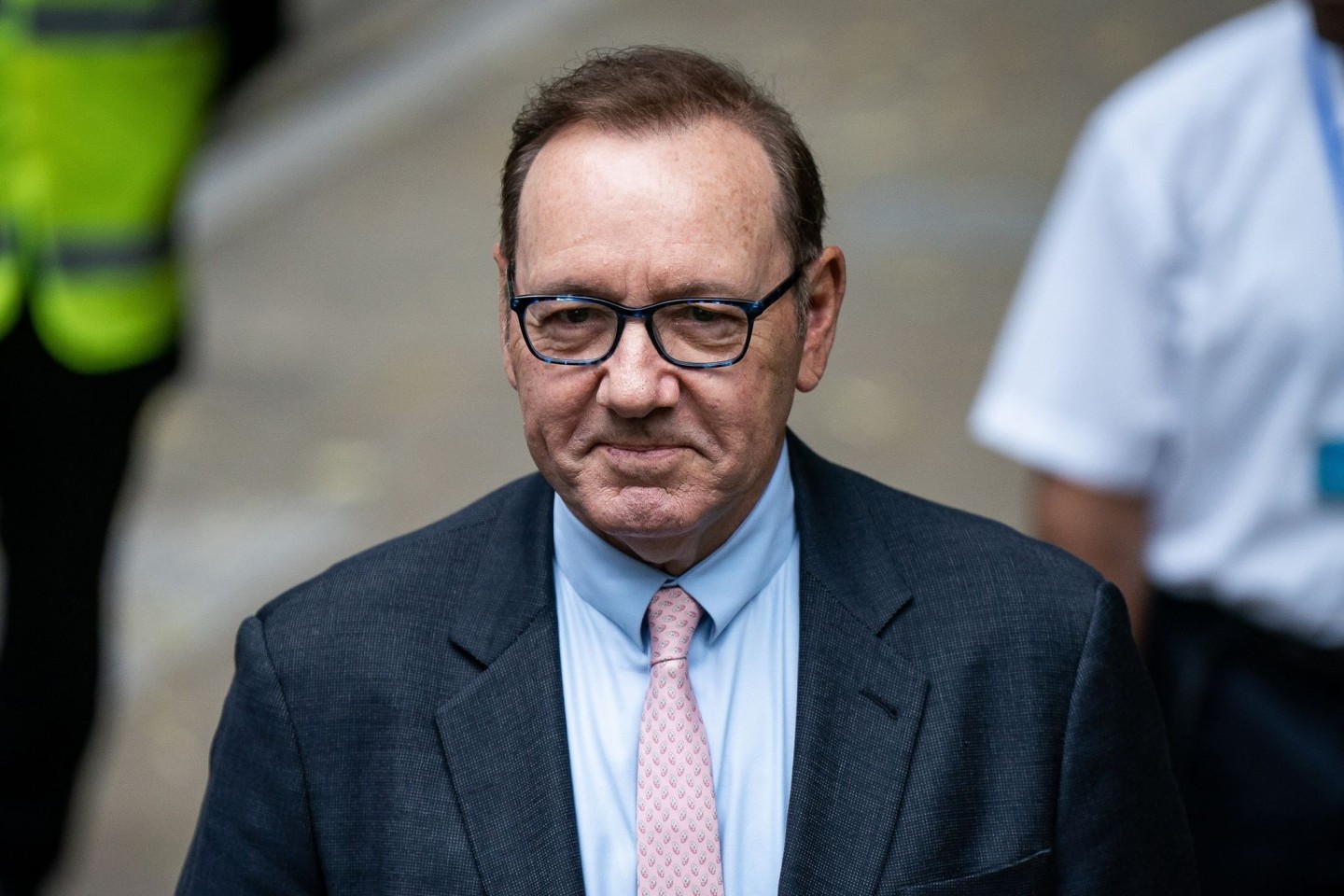 US-Schauspieler Kevin Spacey trifft vor dem Southwark Crown Court in London zum Beginn seines Prozesses ein.