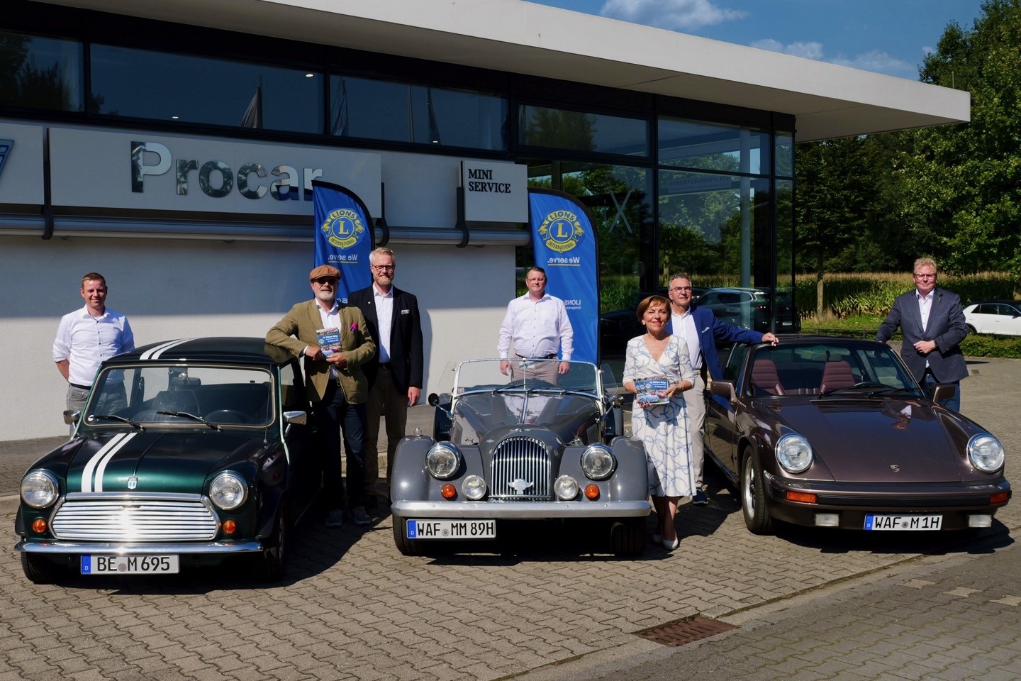 Lions Club,Rallye,Oldtimer,Provinzial Möllmann,Warendorf,Marktplatz,Guter Zweck,BMW PROCAR,