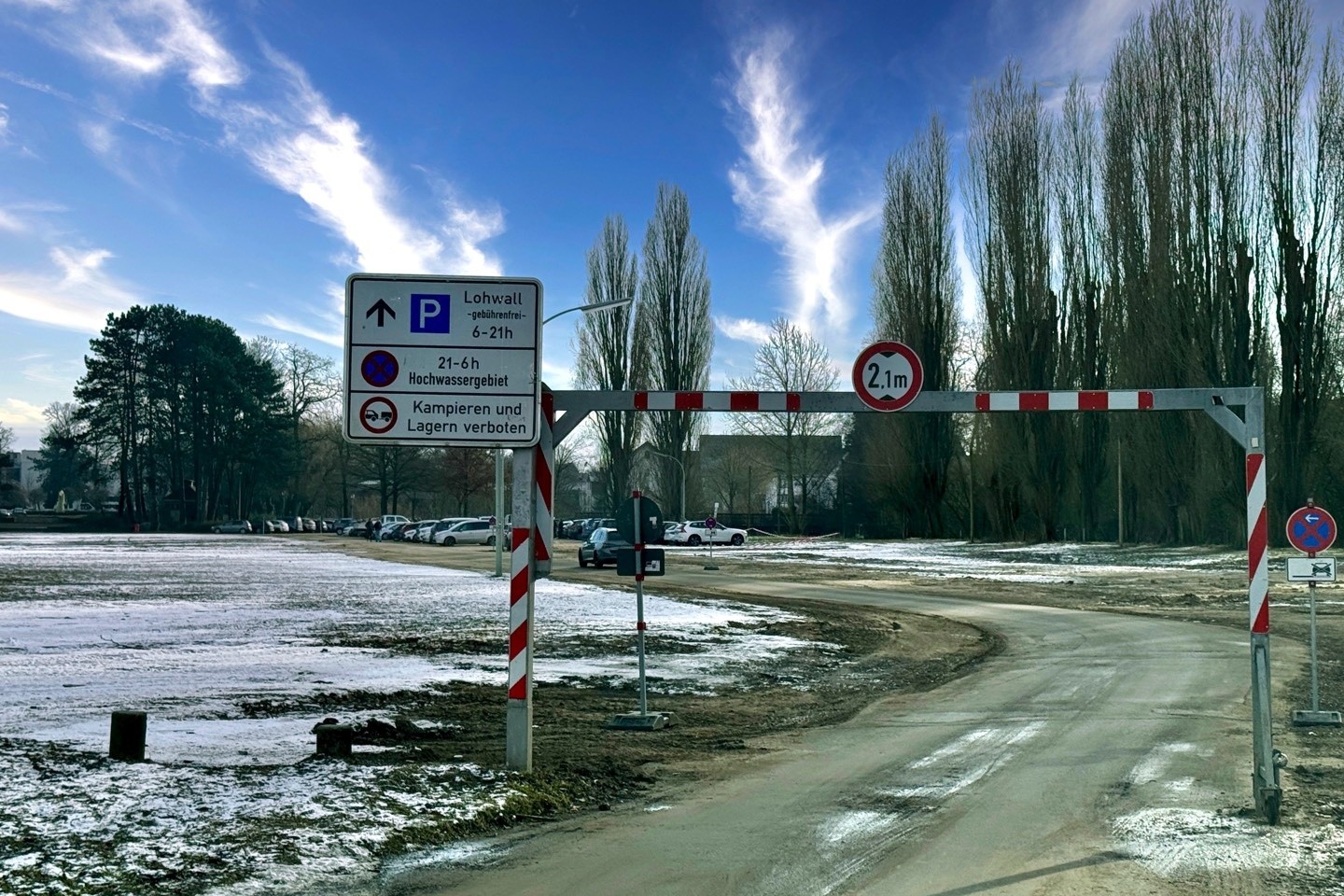 Lohwall,Stadt Warendorf,Hochwasser,Parkplatz,Reinigung,