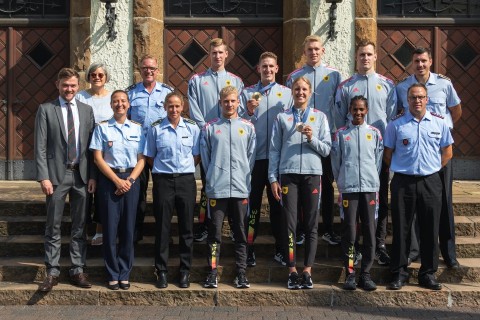 Olympische Helden der Sportfördergruppe Warendorf