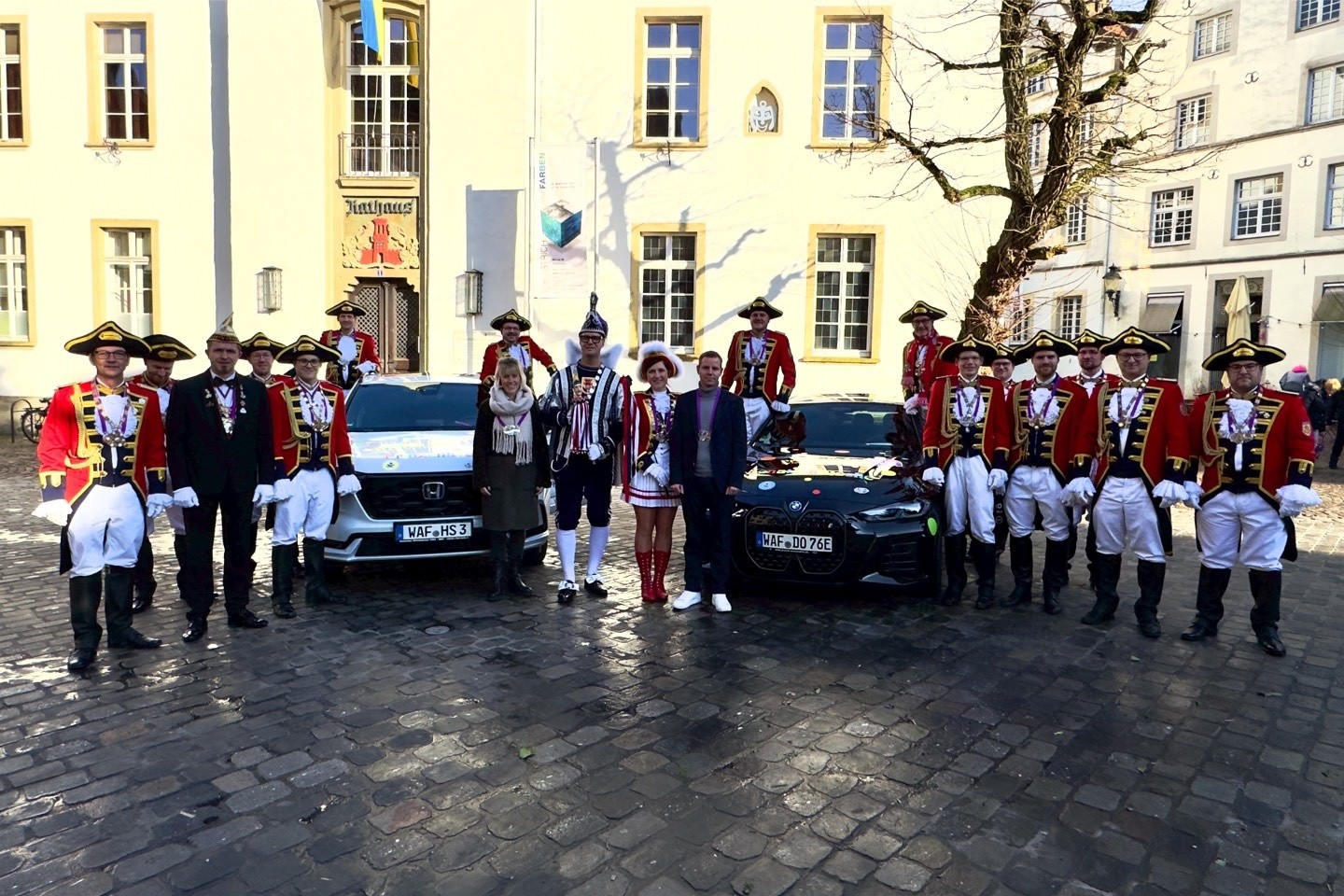 Prinzenflotte,Warendorf,WaKaGe,Warendorfer Karnevalsgesellschaft,Prinzengarde,Autohaus Strohbücker,BMW Procar,