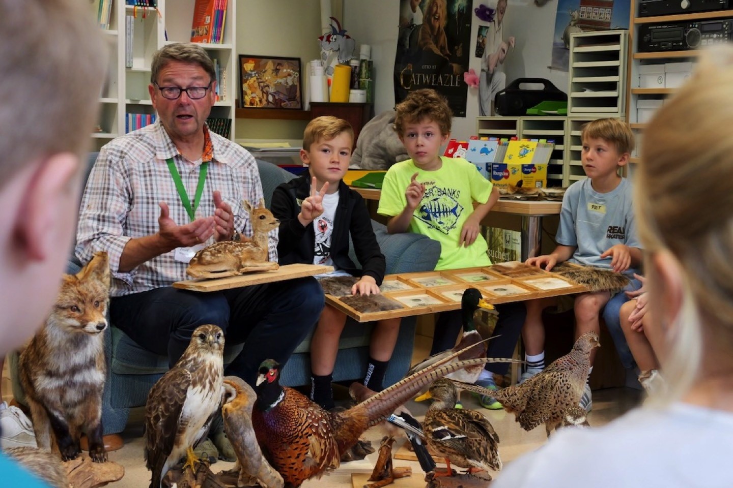 Rollende Waldschule,Kreisjägerschaft,Tiere,Natur,Warendorfer Köpfe,Bodelschwinghschule,Christoph Hess,