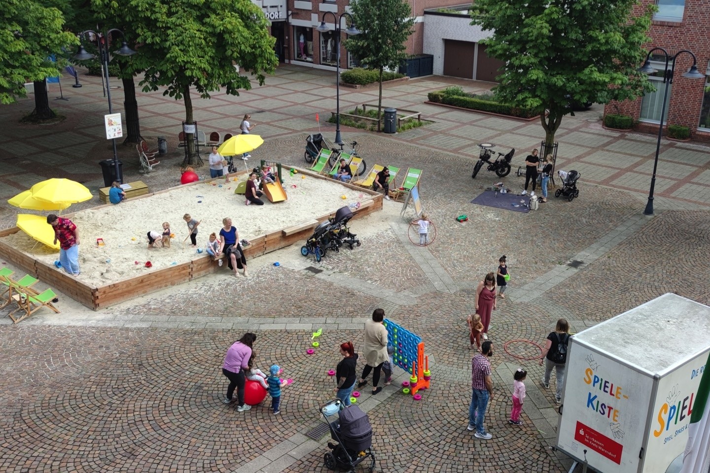 Treiben,Everswinkel,rollende Spielkiste,Magnusplatz,