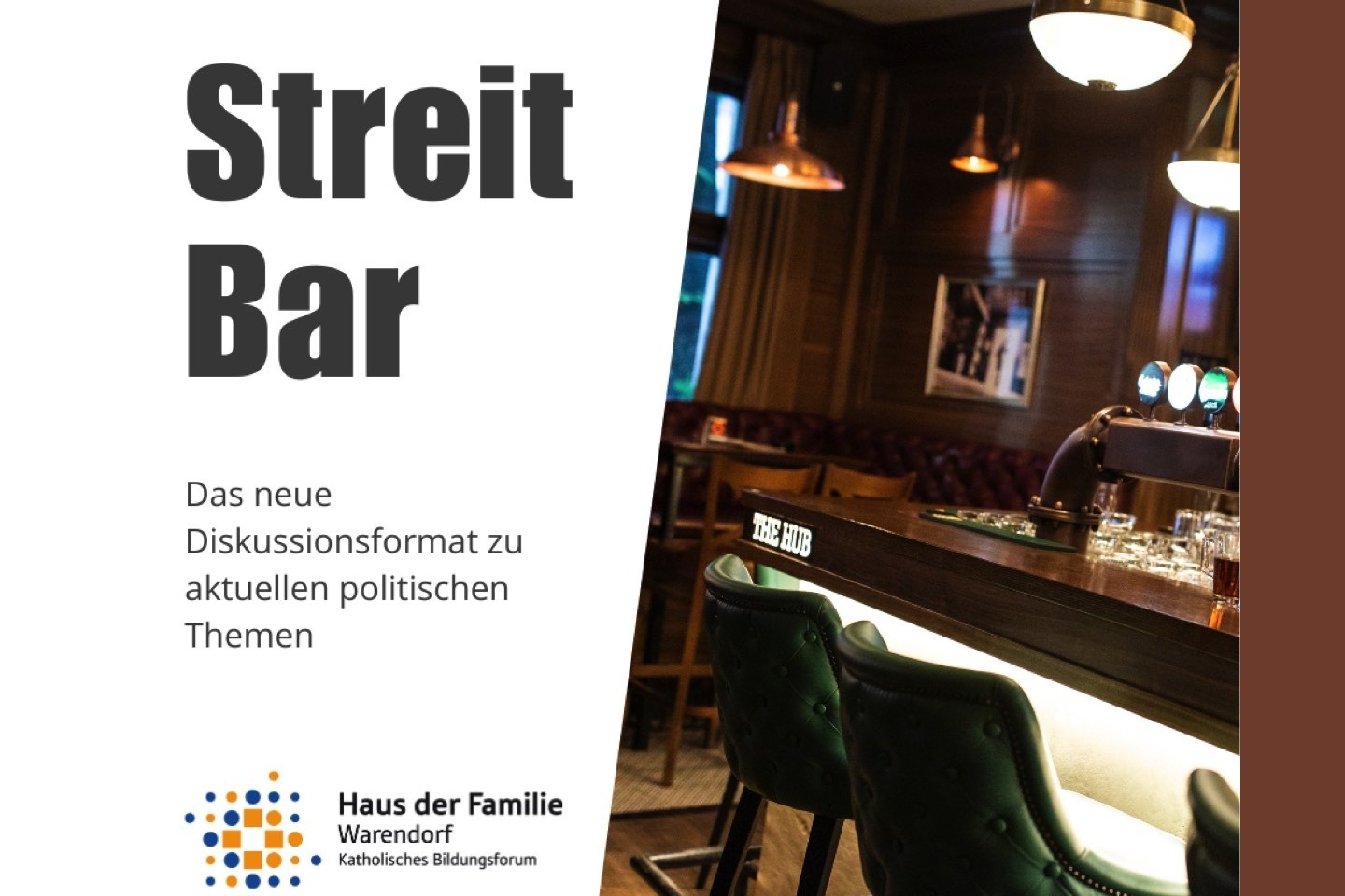 Streit Bar,Haus der Familie,Warendorf,Diskusion,Henning Rehbaum,