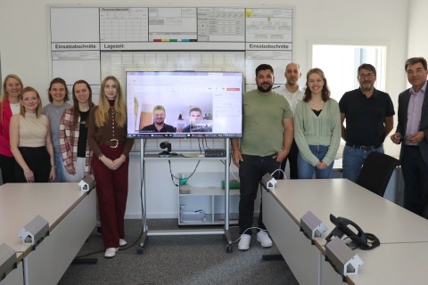 Medizinstudierende zu Gast in der Leitstelle