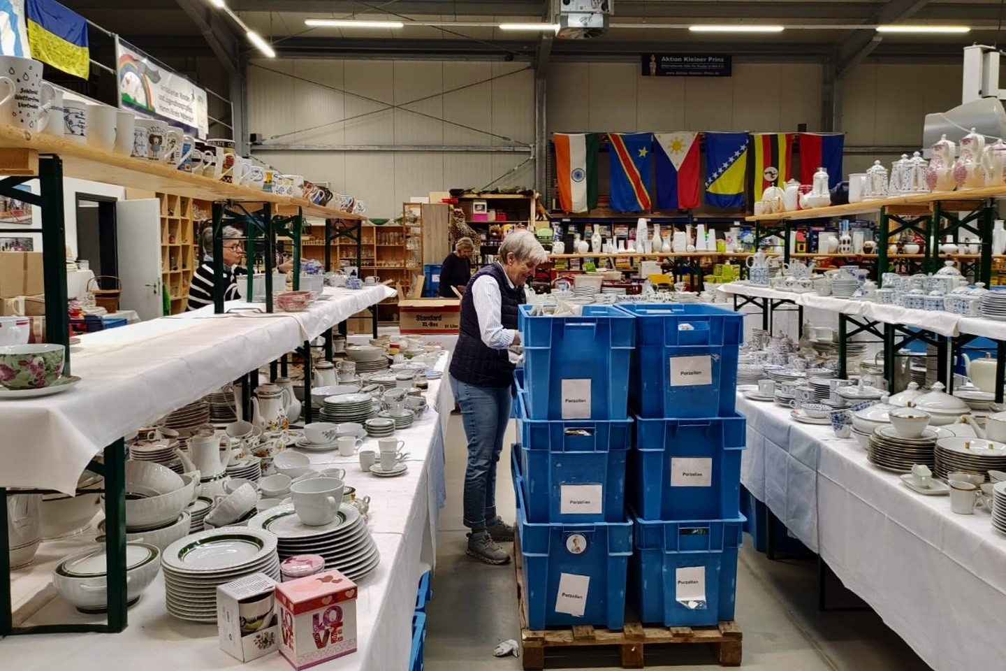 Stöbern,Schnäppchenjagd,Trödelmarkt,Aktion Kleiner Prinz,Warendorf,