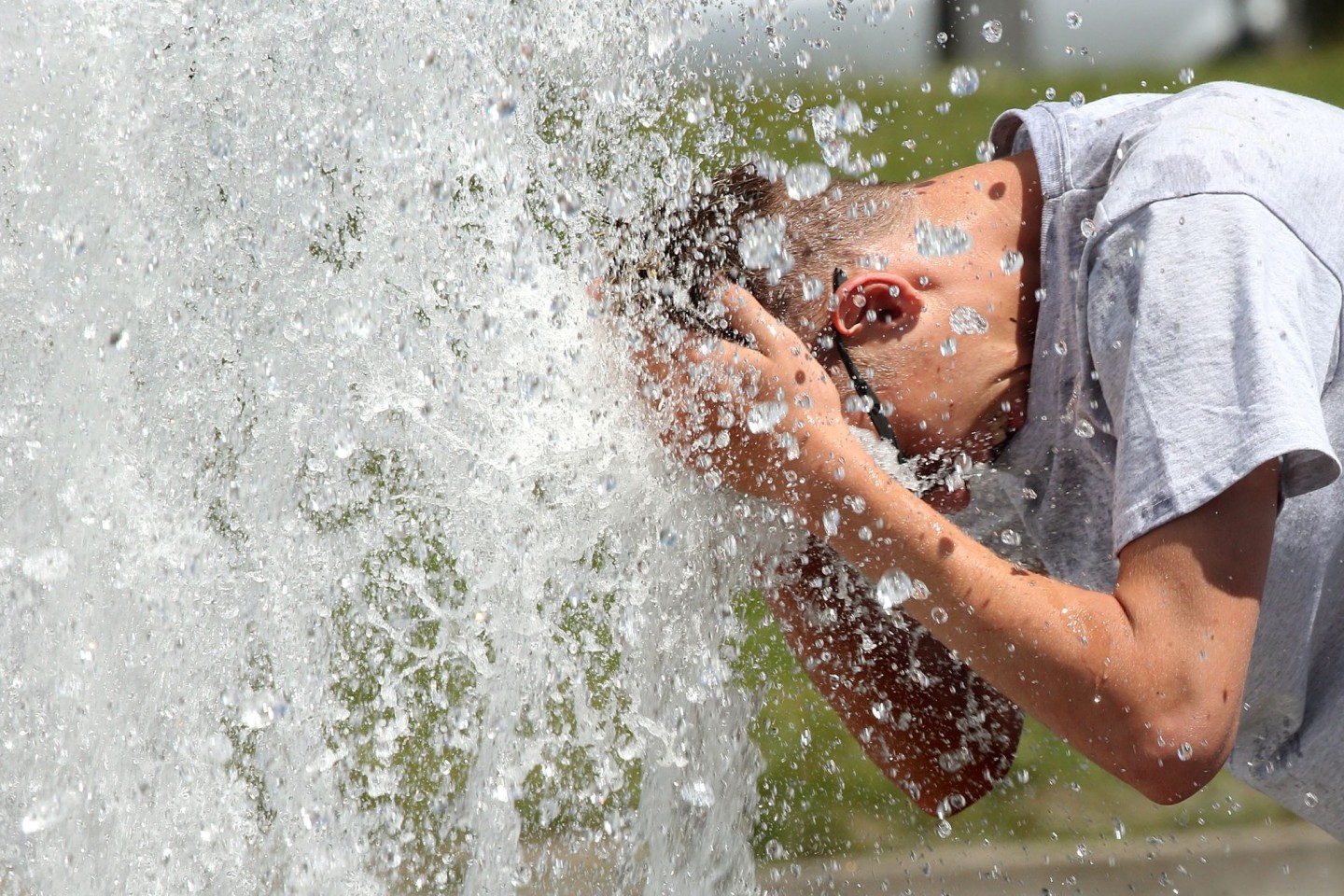 Wenn die Hitze nicht mehr zu ertragen ist, hilft nur eins: Erfrischung mit Wasser.