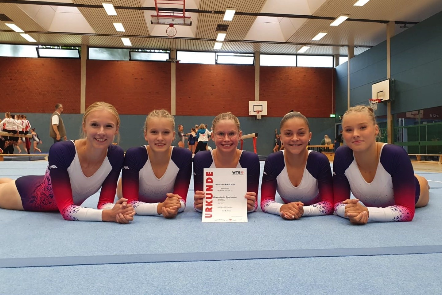 Bundespokal-Qualifikation,WSU,Turnerinnen,Warendorfer Sportunion,Maja Niehoff,Westfalenpokal,Priska Zülsdorf,Pauline Niehoff,Mirja Flatau,Selma Bahonjic,