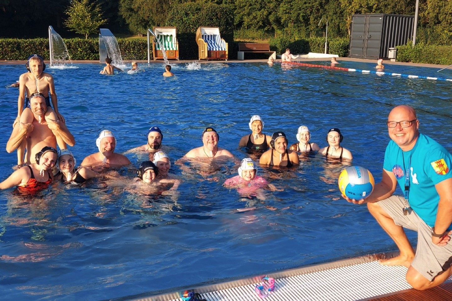 Aquaball,Wasserball,Warendorf,Freibad,