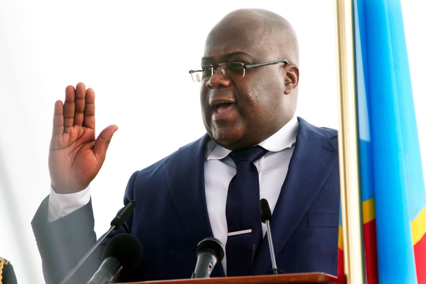 Der Präsident des Kongo, Félix Tshisekedi, kündigte nach den Überschwemmungen mit vielen Toten Staatstrauer an.